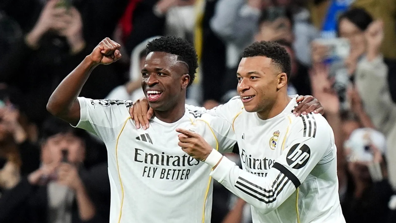 Florentino Perez Masih Yakin dengan Duet Vinicius dan Mbappe