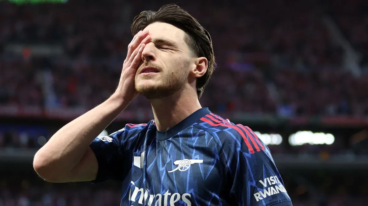 UEFA Pertimbangkan Sanksi untuk Declan Rice Usai Komentar Wasit