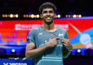 Ayush Shetty Bawa India ke Semifinal Piala Thomas 2026