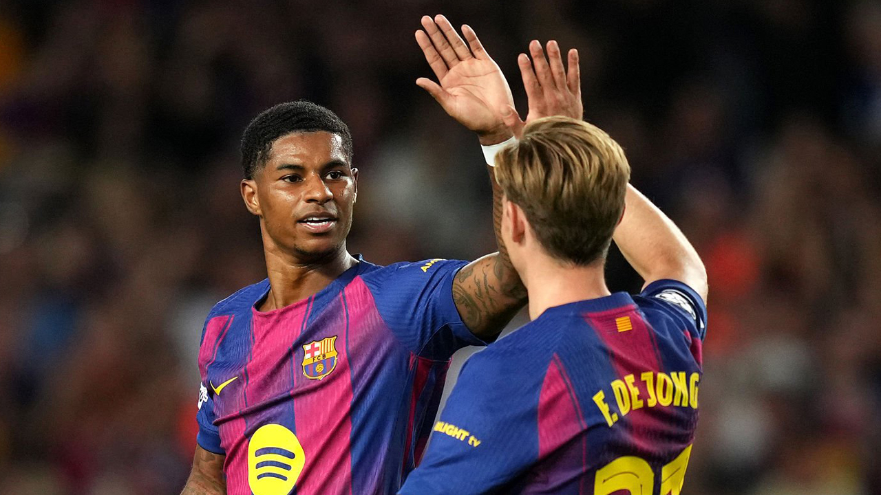 Frenkie de Jong Puji Dampak Marcus Rashford di Barcelona Musim Ini