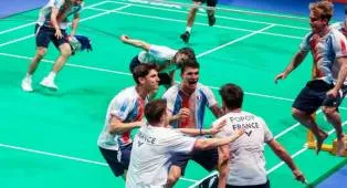 Prancis Cetak Sejarah Raih Medali Pertama di Piala Thomas
