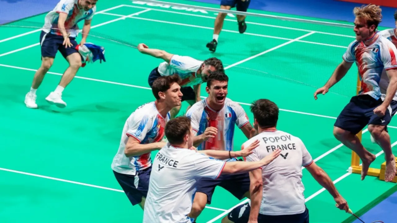 Prancis Cetak Sejarah Raih Medali Pertama di Piala Thomas