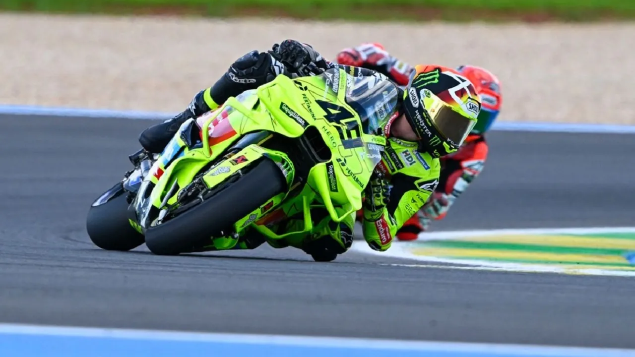 Uccio Salucci tegaskan VR46 akan pertahankan Fabio Di Giannantonio.