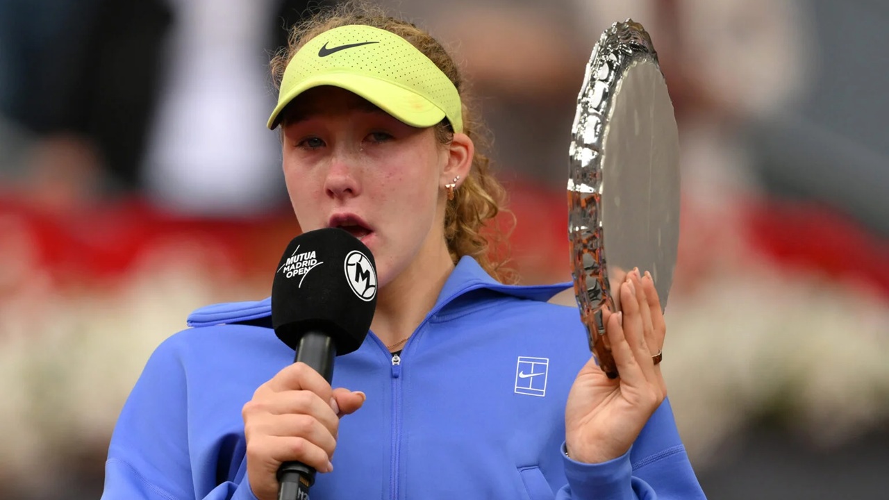 Mirra Andreeva Tak Kuasa Tahan Air Mata Usai Kekalahan Di Final Madrid Open