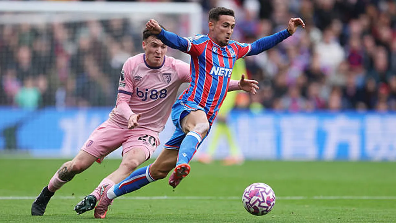 Susunan Pemain Bournemouth vs Crystal Palace di Premier League