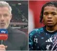 Carragher Dikecam Terkait Komentarnya tentang Rio Ngumoha dalam Laga Man Utd vs Liverpool