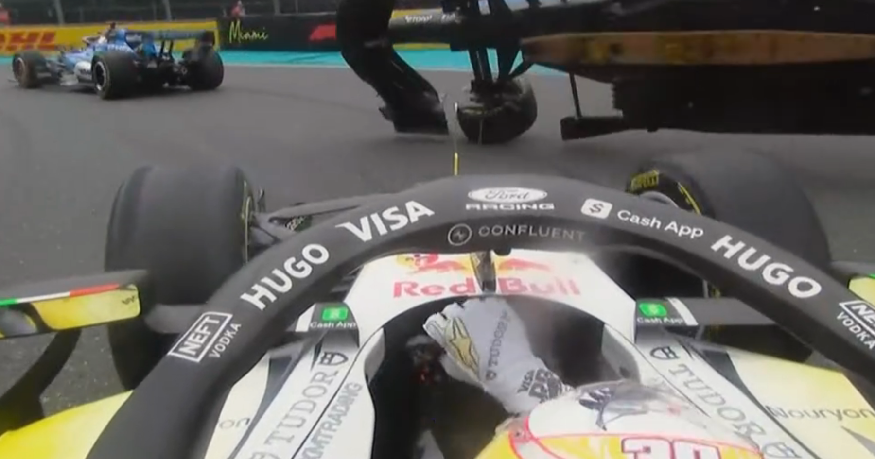 Dua Kecelakaan Besar Warnai Lap Enam GP Miami