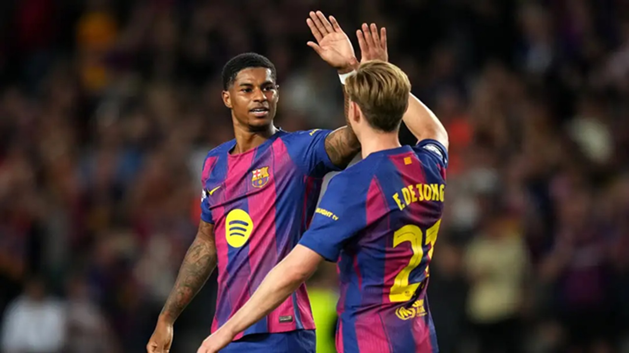 Frenkie de Jong Puji Kontribusi Marcus Rashford