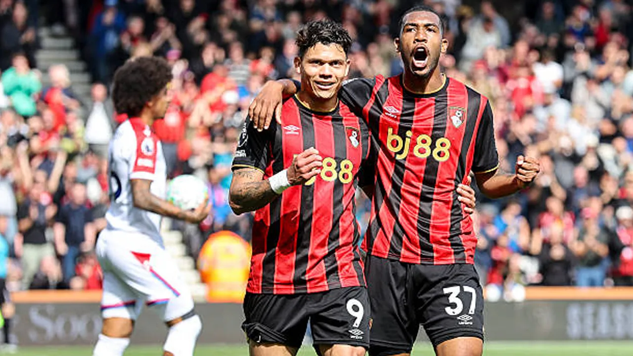 Hasil Pertandingan Premier League: Bournemouth 3-0 Crystal Palace
