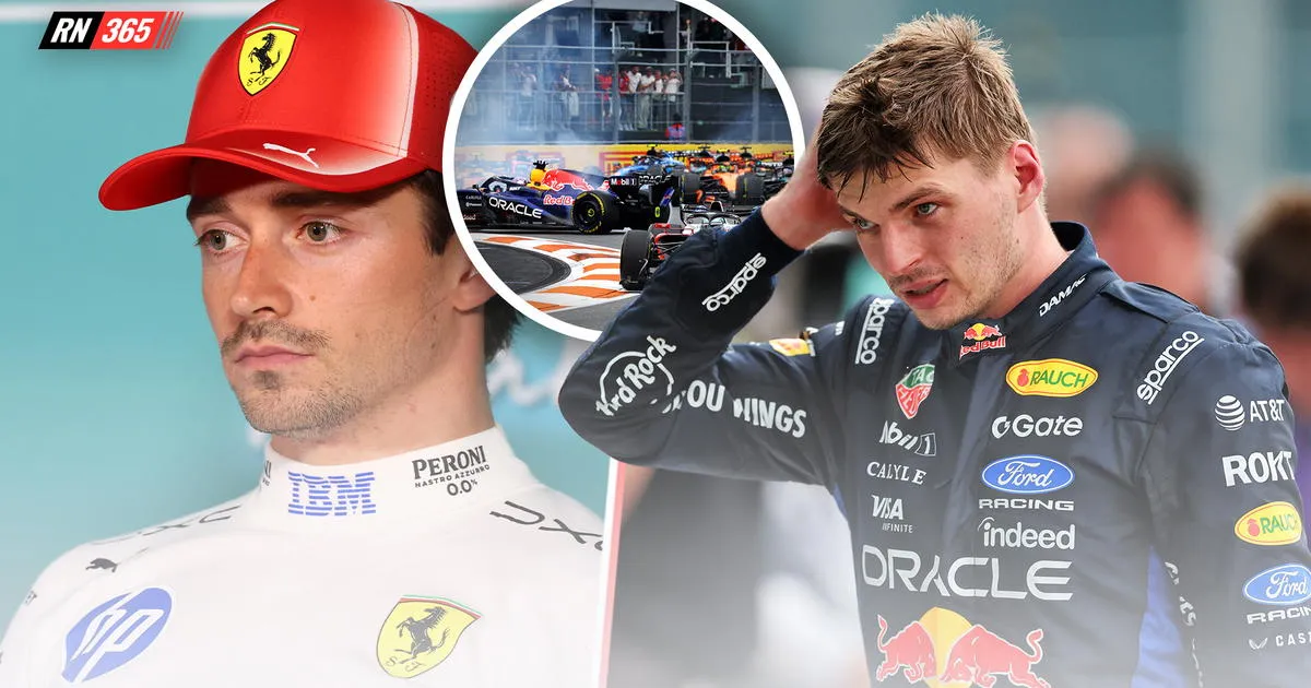 Leclerc Dapat Hukuman Berat, Verstappen Selamat dari Insiden Awal - sumber: (racingnews365)