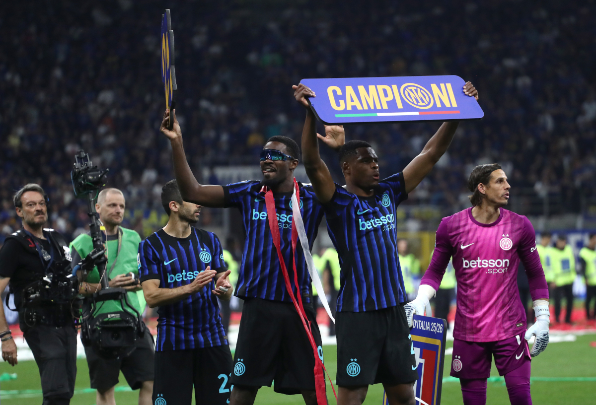 Perayaan Meriah Pemain Inter Milan Usai Raih Scudetto