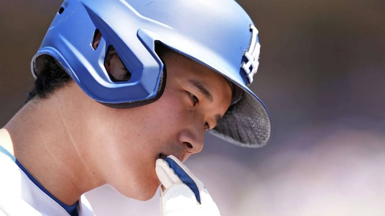 Shohei Ohtani kembali tanpa hit saat Dodgers meraih kemenangan 4-1 atas St. Louis Cardinals pada Minggu (3/5). (Foto: AP)