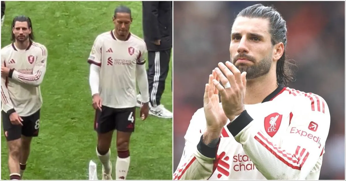 Tindakan Dominik Szoboszlai Usai Laga Man Utd vs Liverpool Picu Kritik - sumber: (givemesport)