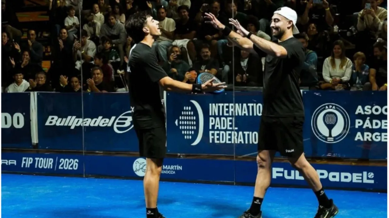 Tino Libaak dan Alex Chozas Raih Gelas FIP Padel di Mendoza Argentina