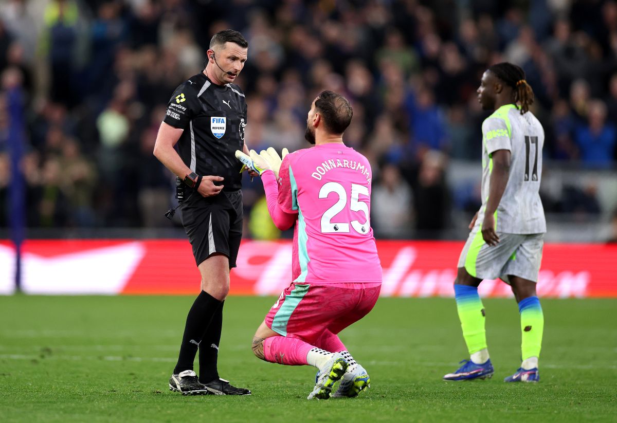 Donnarumma Catat Rekor Kartu Kuning Terbanyak di Eropa Usai Protes Wasit