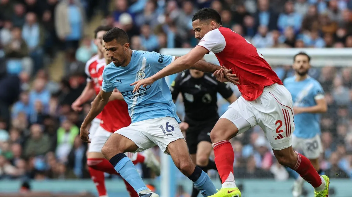 Rodri dan Ruben Dias Cedera, Arsenal Diuntungkan di Liga Inggris - sumber: (footballlondon)