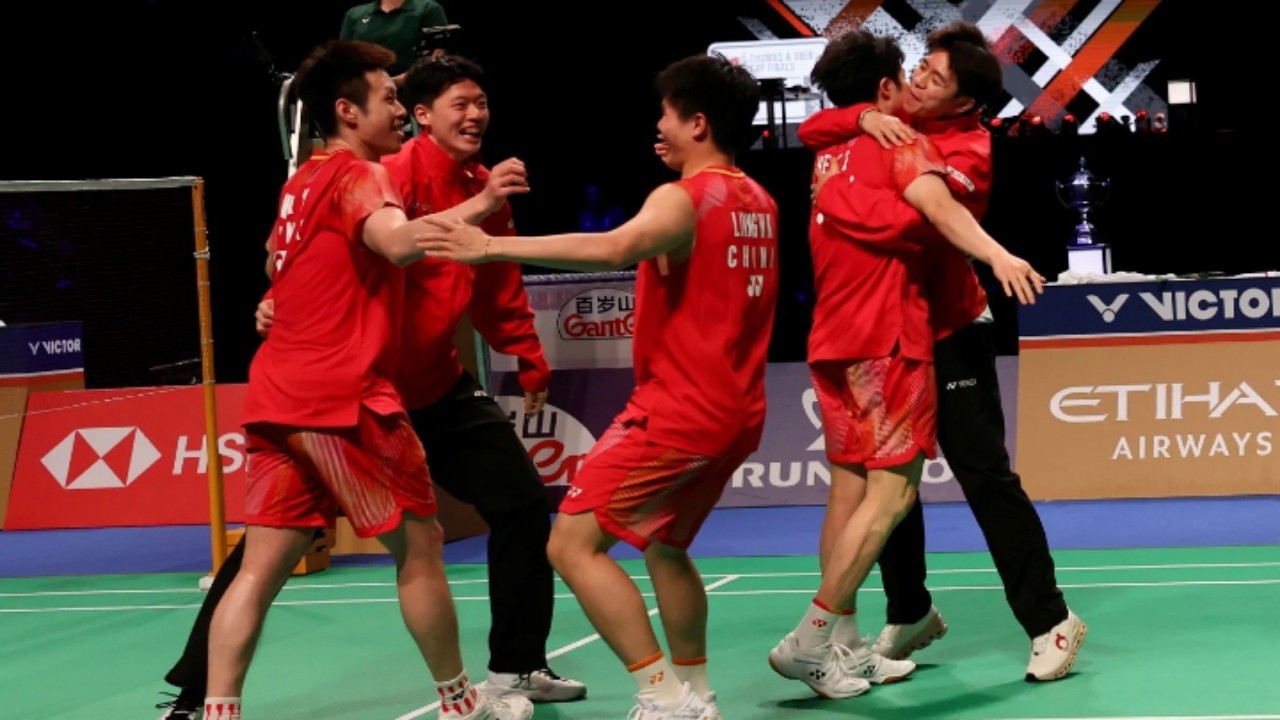 Sukses Pertahankan Piala Thomas, Shi Yuqi Dkk Targetkan Asian Games Nagoya