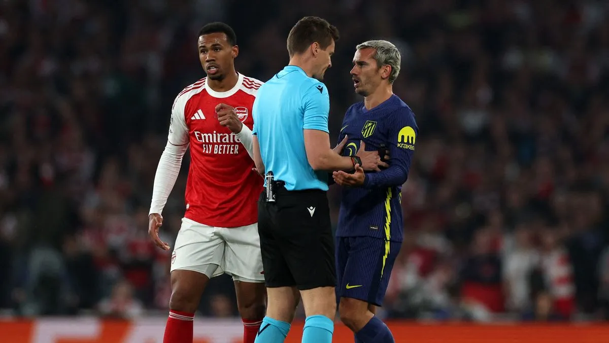 Media Spanyol Kecam Wasit Usai Kekalahan Atletico - sumber: (footballlondon)
