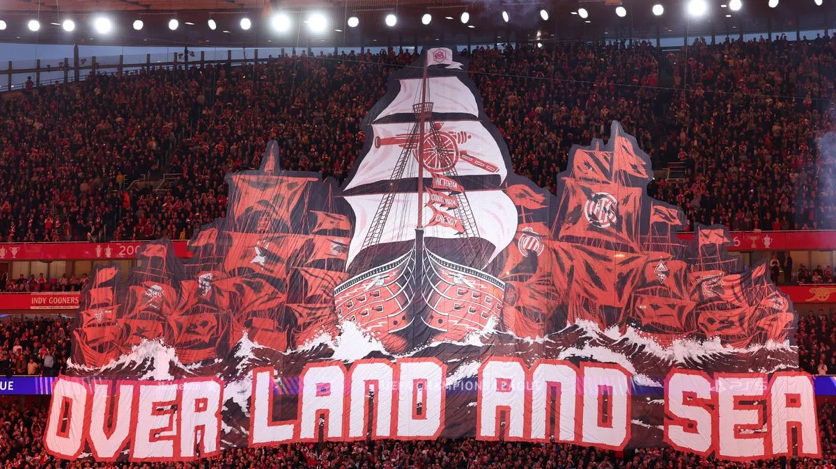 Rahasia di Balik TiFo Arsenal yang Bawa ke Final Liga Champions