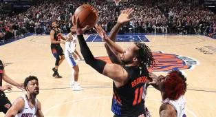 Knicks Unggul 3-0 Usai Tumbangkan 76ers 109-94 di Gim 3