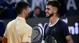 Pantang Menyerah, Dino Prizmic Kejutkan Novak Djokovic Di Roma
