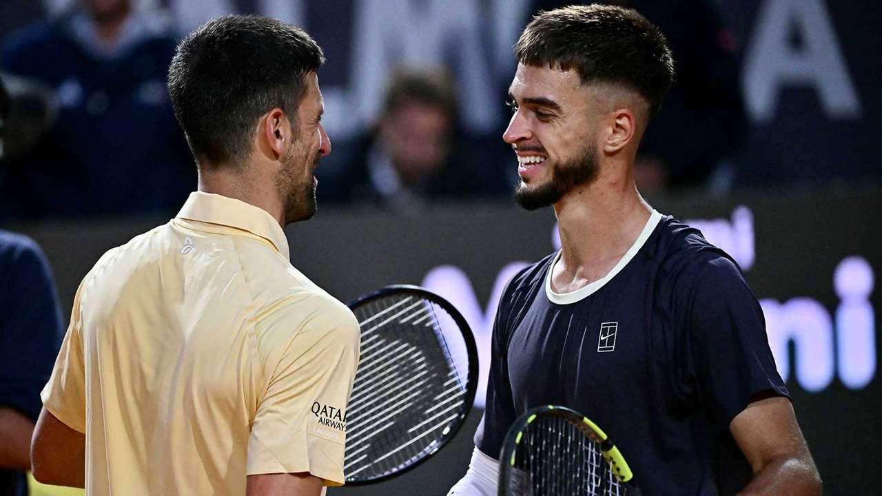 Pantang Menyerah, Dino Prizmic Kejutkan Novak Djokovic Di Roma