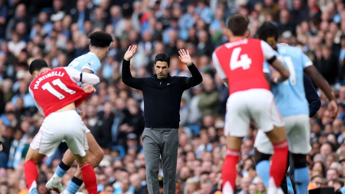 Jadwal Akhir Arsenal dan Man City di Perebutan Gelar Liga Inggris - sumber: (footballlondon)
