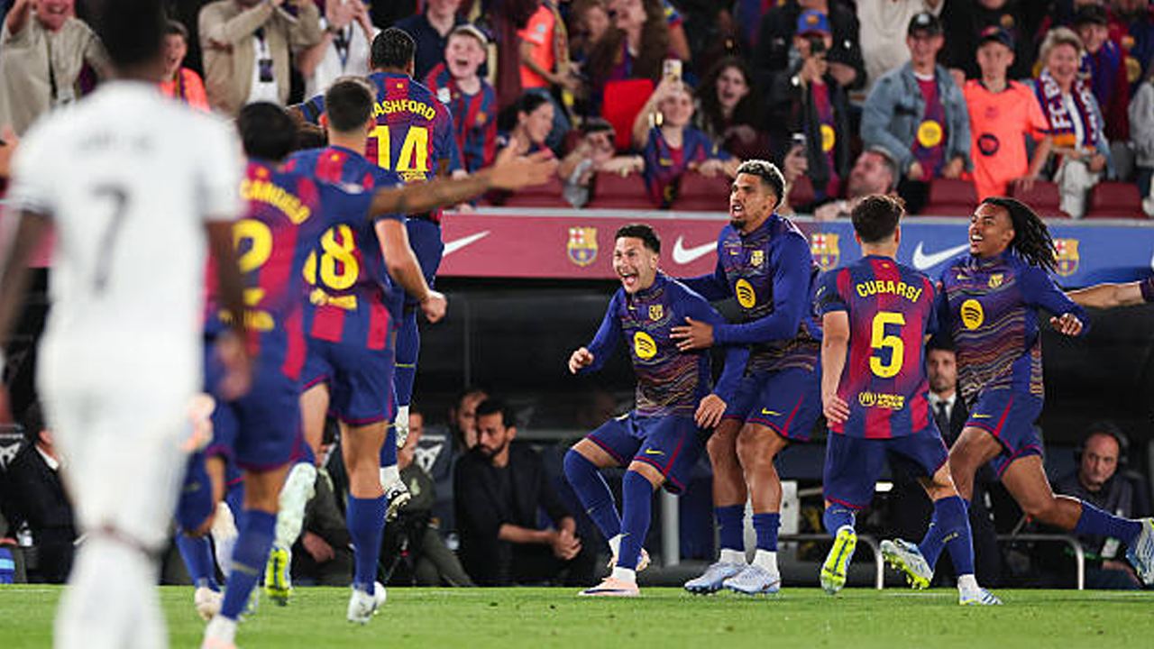 Hasil Pertandingan La Liga Spanyol: Barcelona 2-0 Real Madrid