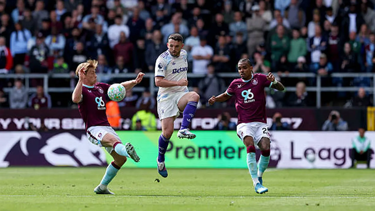 Hasil Pertandingan Premier League: Burnley 2-2 Aston Villa