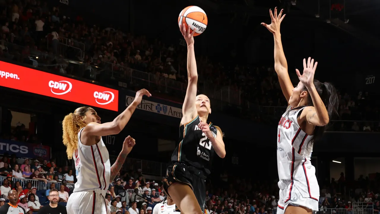 Hasil WNBA: New York Liberty Kandaskan Washington Mystics 98-93 Via OT