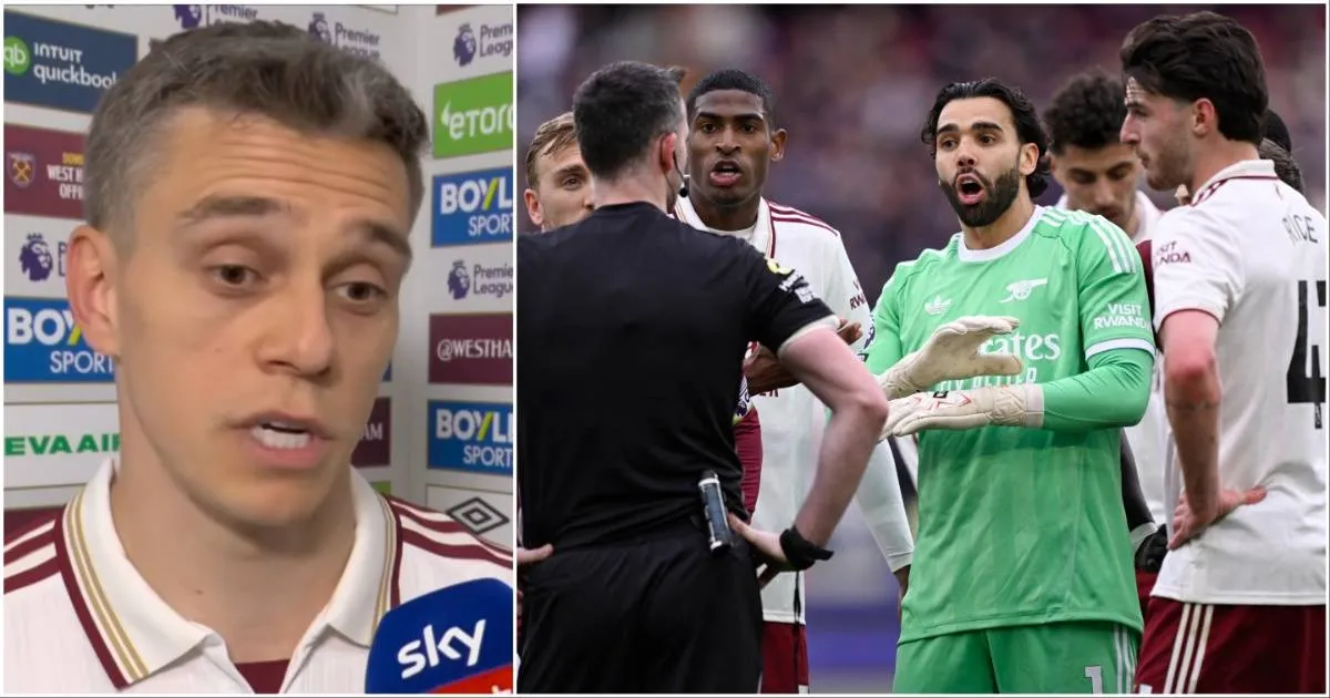 Kontroversi Gol Dianulir: David Raya Ungkap Reaksi Trossard Usai Laga Arsenal vs West Ham - sumber: (givemesport)