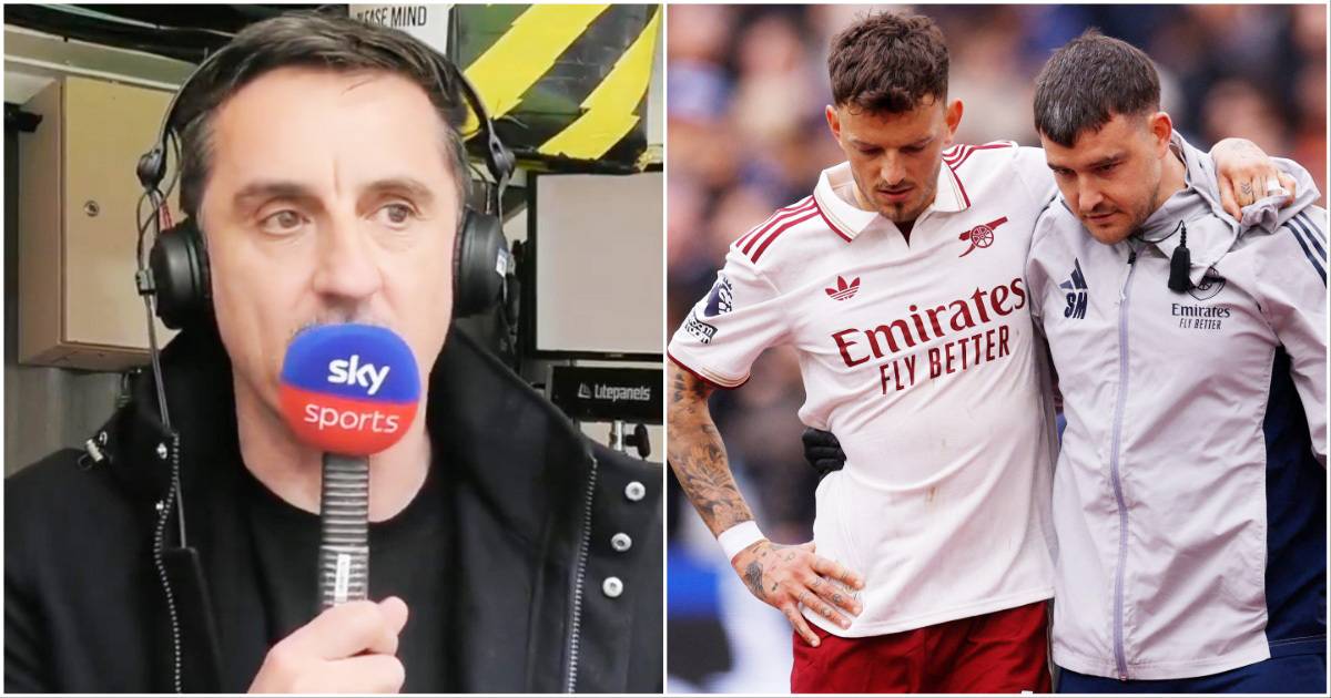 Kritik Tajam Gary Neville Terhadap Ben White dalam Laga West Ham vs Arsenal