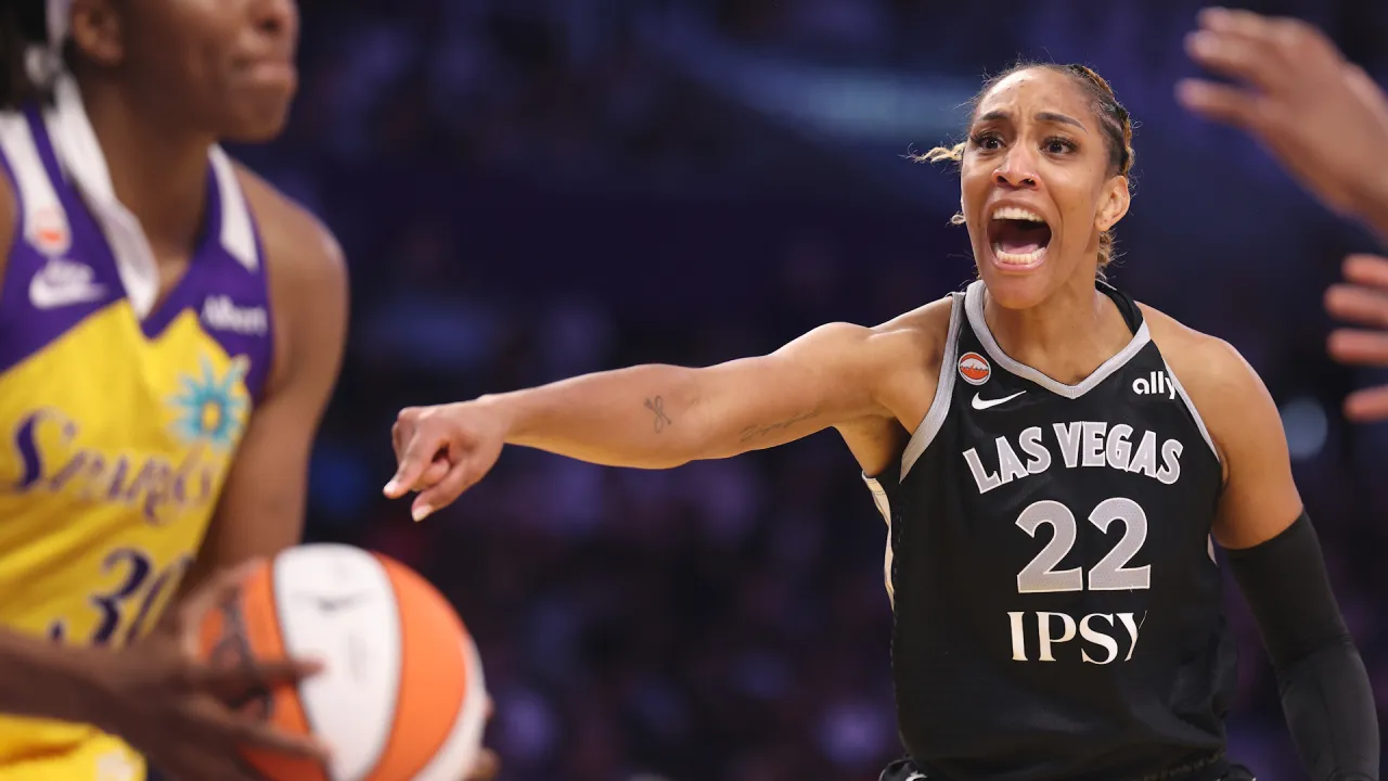 Dipimpin A’ja Wilson, Las Vegas Aces bangkit dari margin kekalahan terbesar yang pernah dialami oleh juara bertahan WNBA itu pada laga pembuka musim. (Foto: AP)