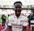 Reaksi Bukayo Saka Saat VAR Batalkan Gol West Ham
