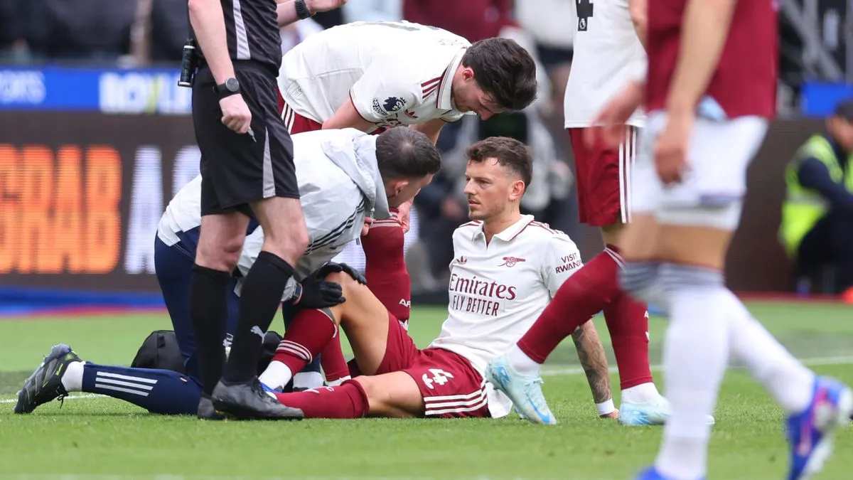 Cedera Pemain Arsenal: White, Timber, Calafiori Terbaru - sumber: (footballlondon)