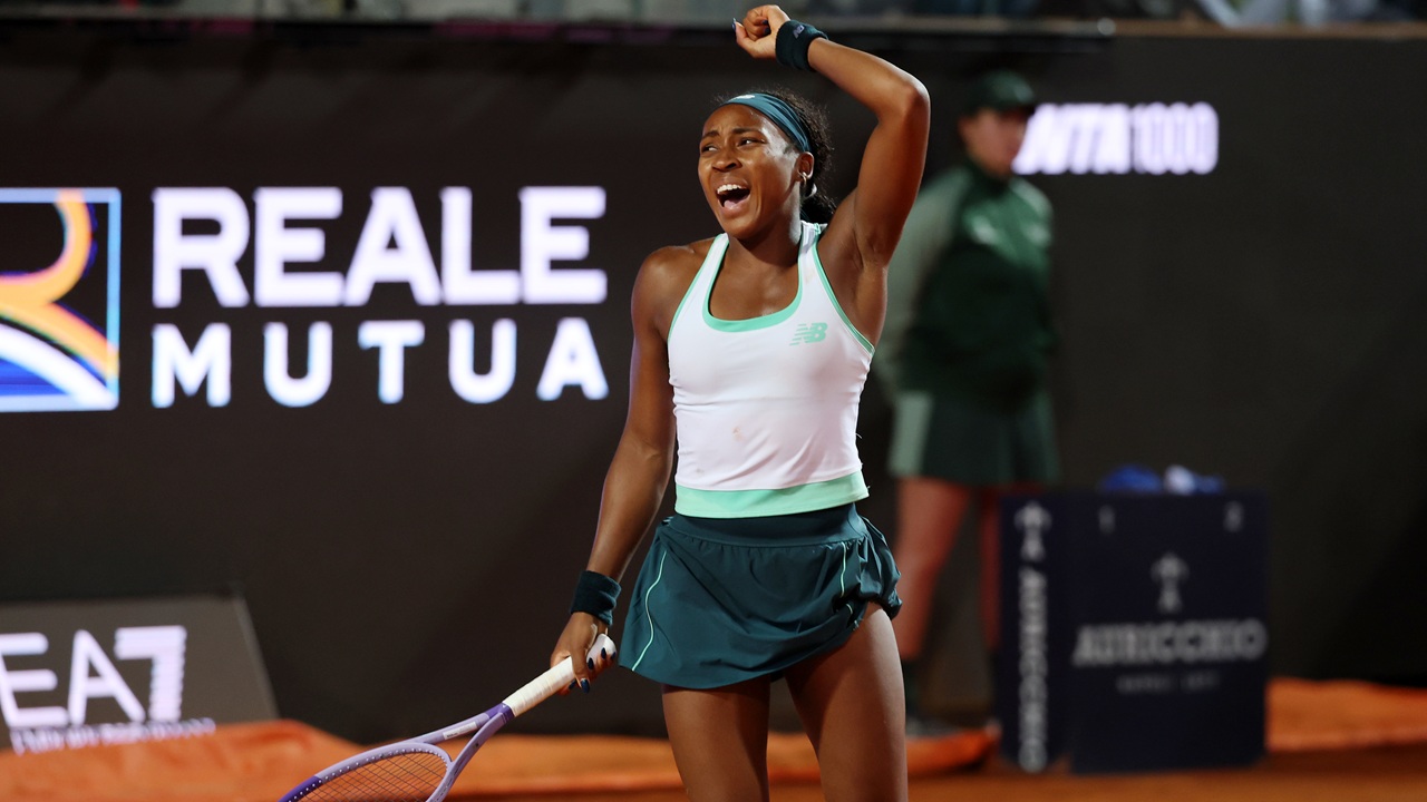 Cori Gauff Terseok-Seok, Tapi Kembali Ke Semifinal Di Roma
