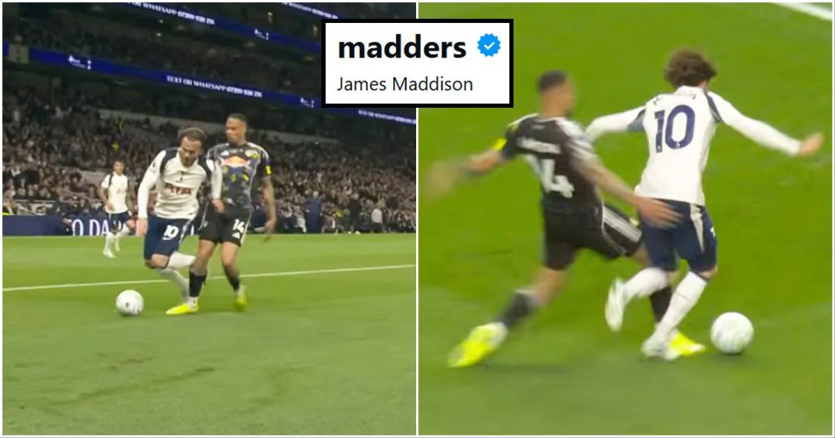 James Maddison Soroti Kontroversi Wasit dalam Keputusan Penalti Tottenham vs Leeds - sumber: (givemesport)