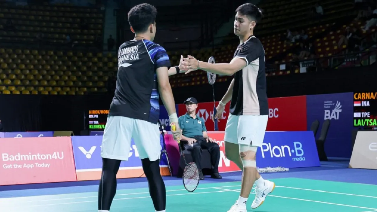 Leo/Daniel puas bisa jalani pertandingan perdana di Thailand Open 2026 dengan baik.