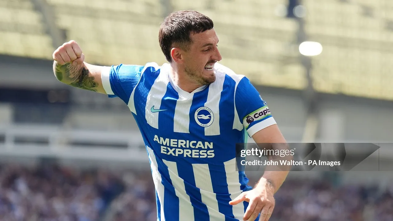 Lewis Dunk cetak gol perdana musim ini untuk Brighton