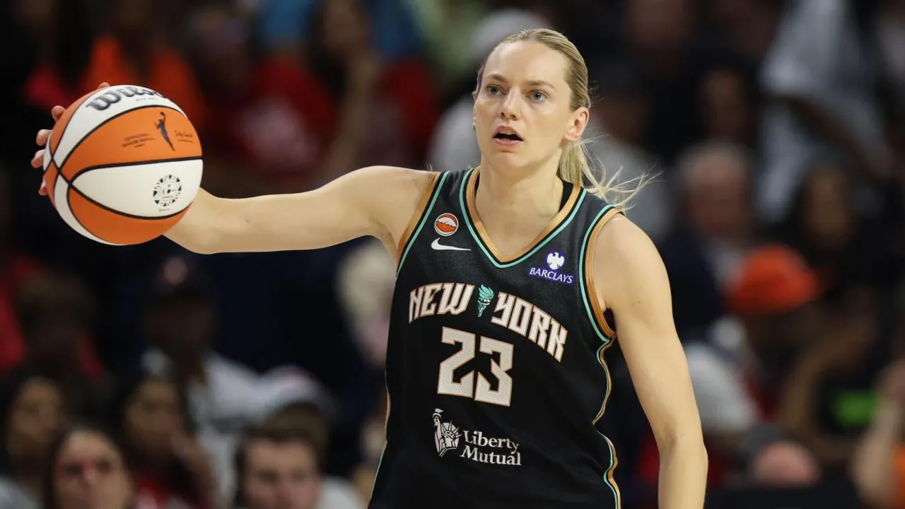 Marine Johannes tampil impresif untuk New York Liberty dan dinilai mampu memberi energi besar bagi tim di kedua sisi lapangan. (Foto: AP)