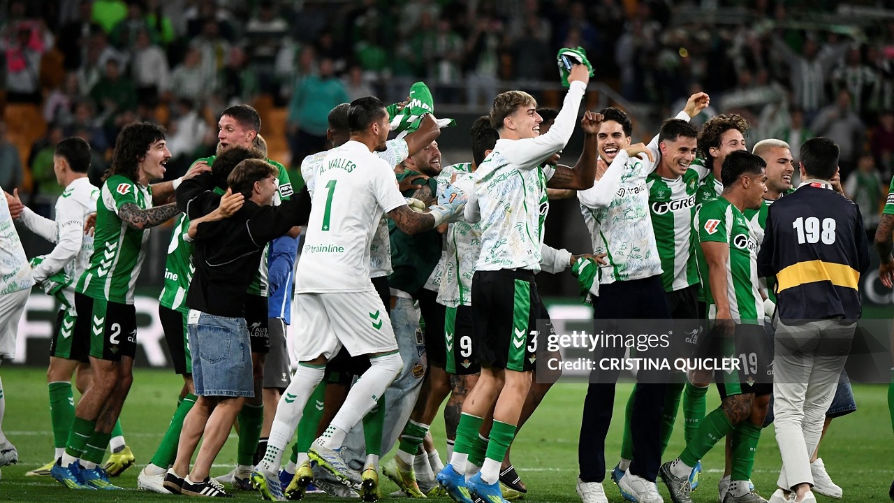 Real Betis Kembali ke Liga Champions Setelah 21 tahun
