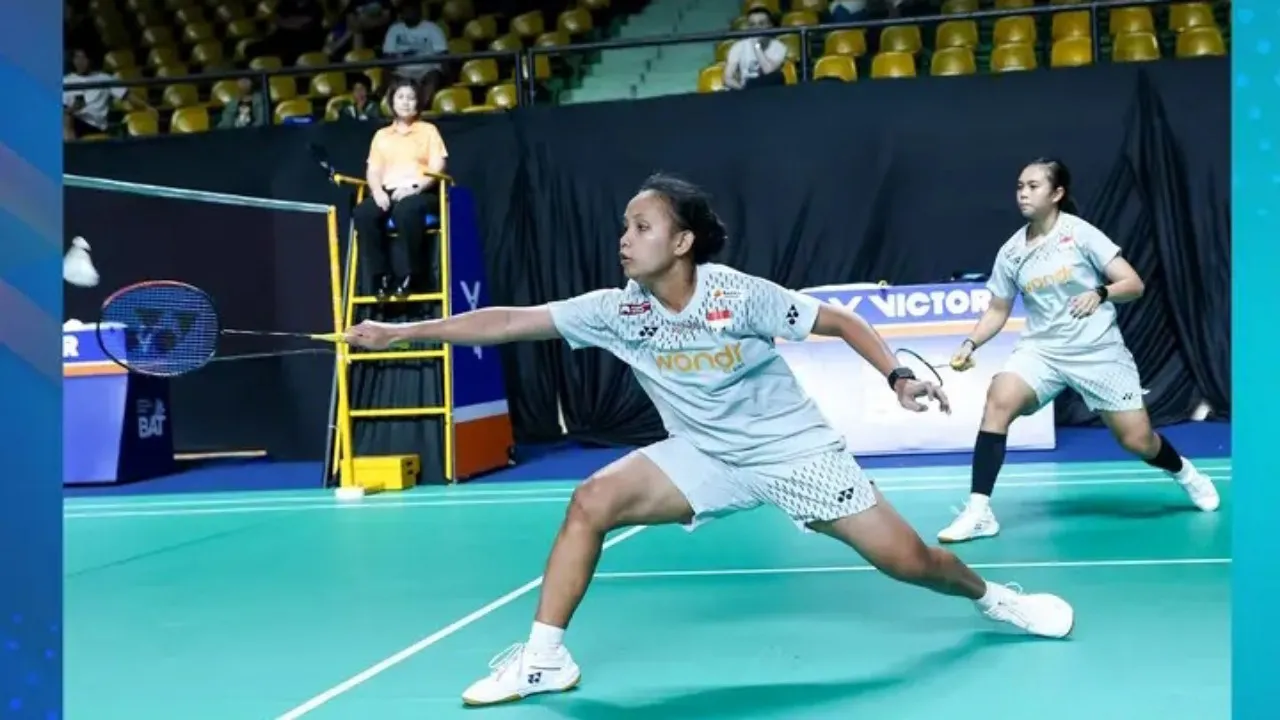 Sikat Unggulan 7 Malaysia, Isyana/Rinjani Lolos 16 Besar Thailand Open 2026