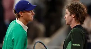 Tanggapan Andrey Rublev Tentang Laga Panas Kontra Jannik Sinner Di Roma