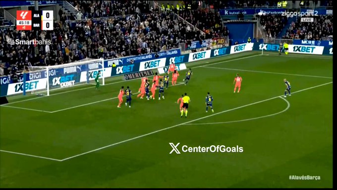 Alaves Ungguli Barcelona Jelang Babak Pertama Usai