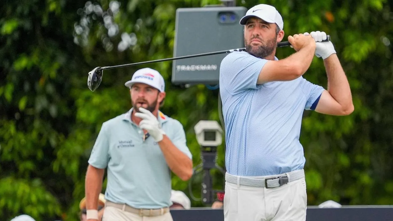 Scottie Scheffler memiliki odds +385 untuk menjadi juara di Aronimink Golf Club, Pennsylvania. (Foto: Golf Digest)