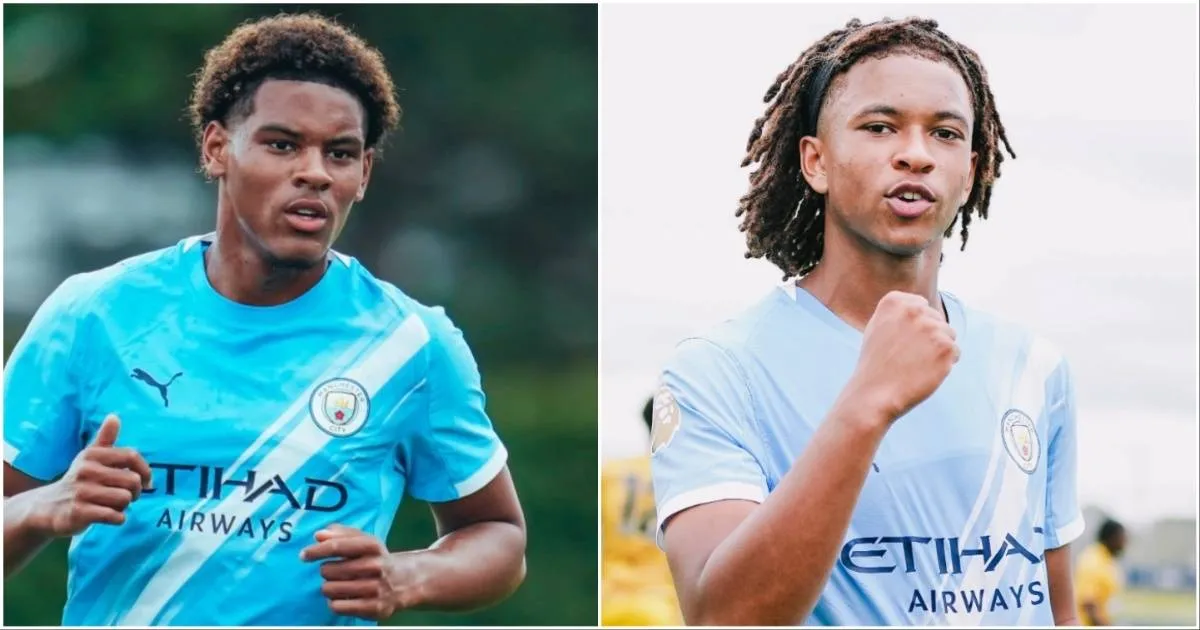 Dua Anak Legenda Liga Inggris Siap Bersinar di Manchester City - sumber: (givemesport)