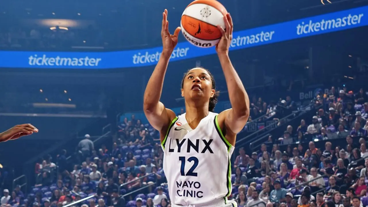 Nia Coffey menjadi pemain penting dalam kemenangan Minnesota Lynx sebelumnya atas Phoenix Mercury. (Foto: AP)