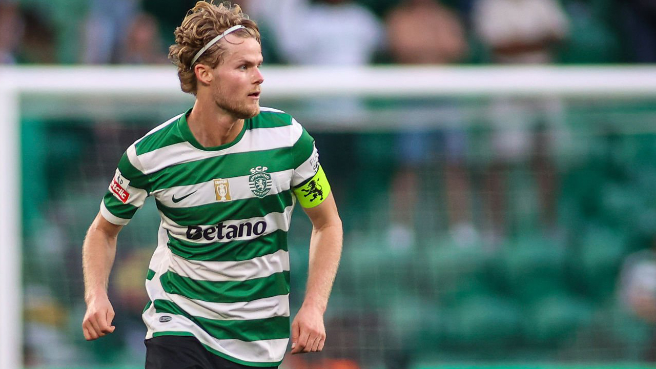 MU dan Arsenal Terdepan dalam Perburuan Gelandang Sporting, Morten Hjulmand