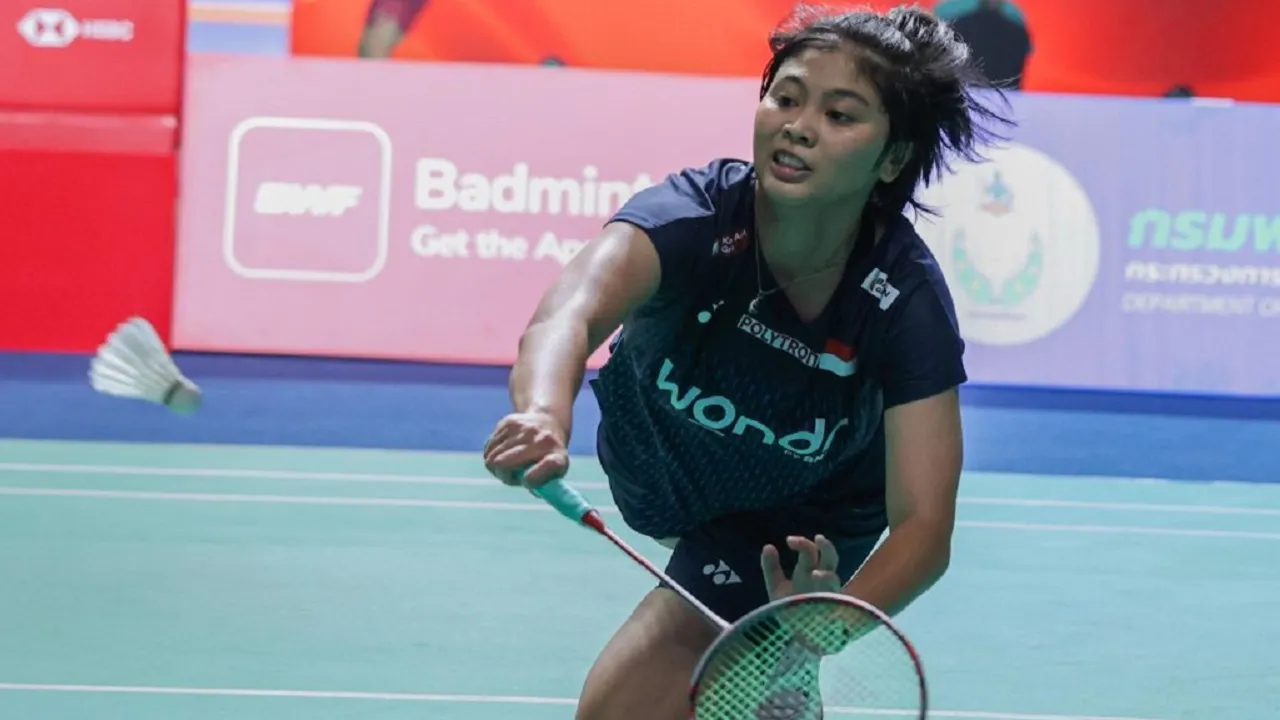 Thalita Ramadhani Wiryawan petik pelajaran berharga saat tumbang dari Ratchanok Intanon.