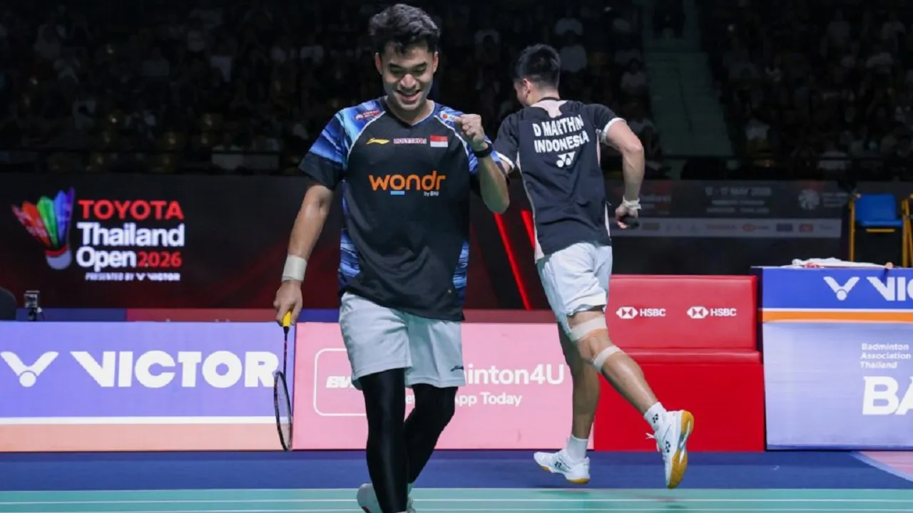Leo/Daniel beberkan rahasia kemenangannya di semifinal Thailand Open 2026.